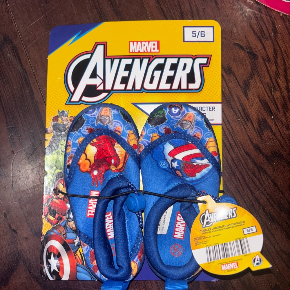 Marvel Avengers Kids Superhero water shoes toddler pool travel beach vacation